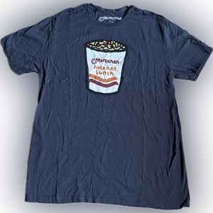 Instant Lunch Navy T-Shirt MARUCHAN